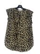 Animal Print Blouse Sleeveless Chaus, Size S For Cheap