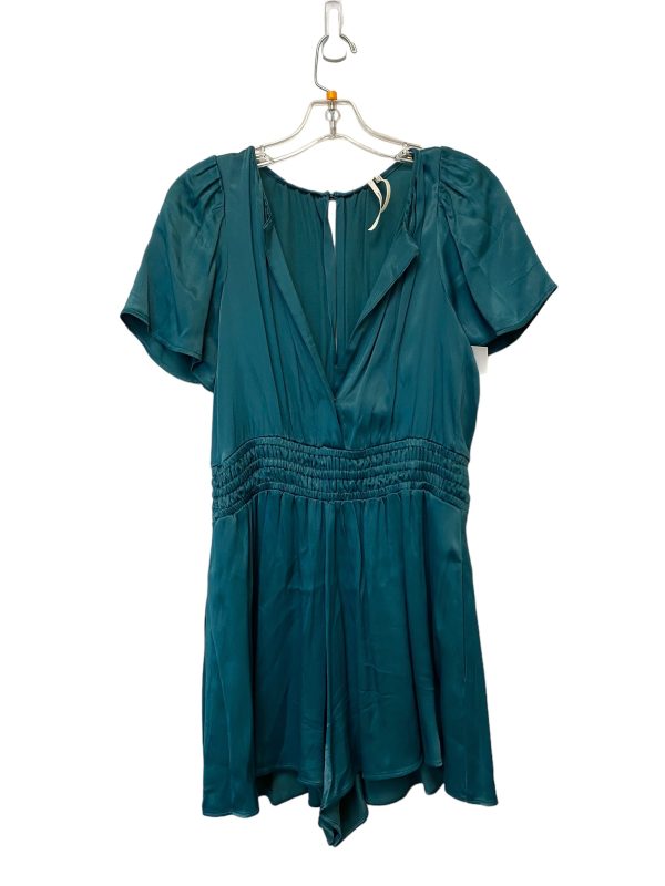 Blue Romper Anthropologie, Size S Online now