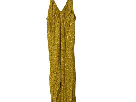 Yellow Dress Casual Midi Wild Fable, Size M For Cheap