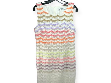 Dress Casual Midi By Trina By Trina Turk In Multi-colored, Size: M For Sale