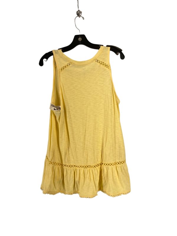 Yellow Top Sleeveless Dip, Size M Online Sale