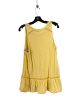 Yellow Top Sleeveless Dip, Size M Online Sale