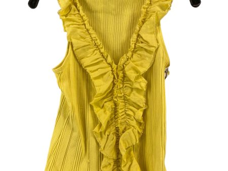 Yellow Top Sleeveless Pilcro, Size S Cheap