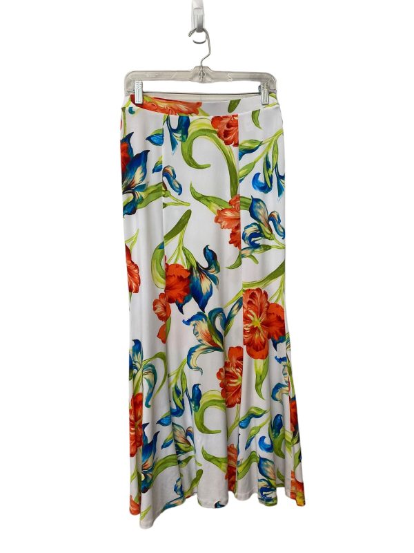 Floral Print Skirt Maxi Cato, Size Xs Online now