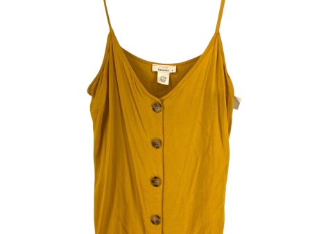 Yellow Top Sleeveless Urban Romantics, Size M on Sale