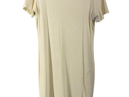 Cream Dress Casual Midi Socialite, Size L on Sale