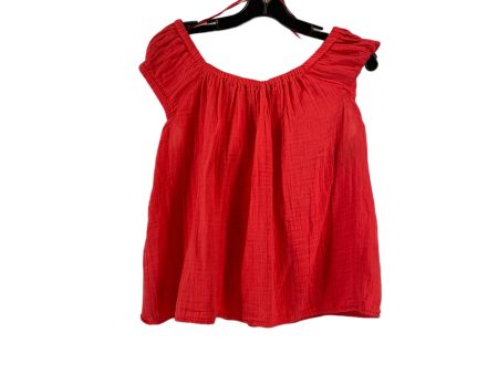 Red Top Sleeveless Old Navy, Size M Online