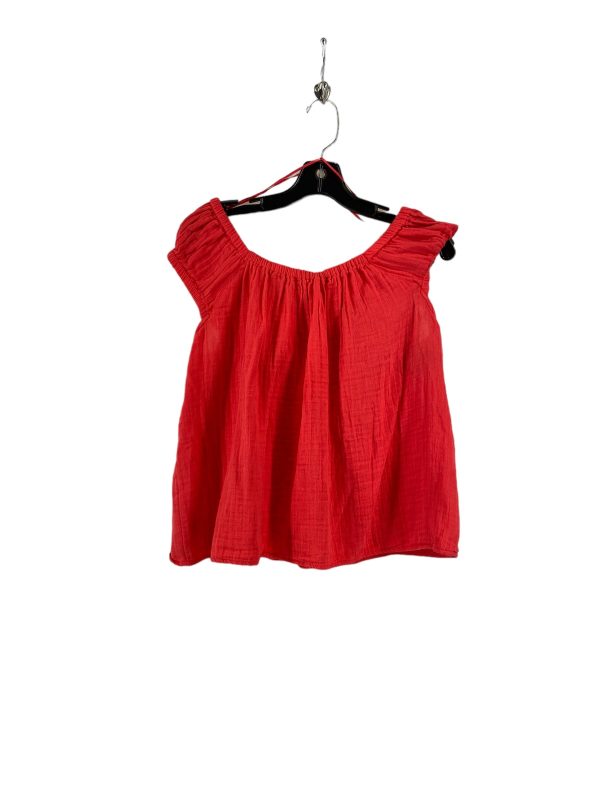 Red Top Sleeveless Old Navy, Size M Online