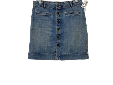 Blue Denim Skirt Mini & Short Loft, Size 0 Discount