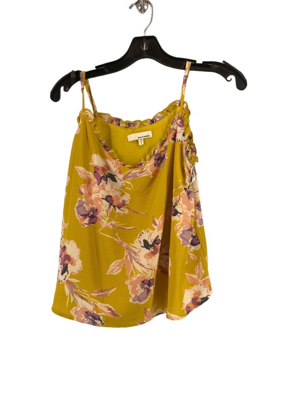 Yellow Top Sleeveless Clothes Mentor, Size S Hot on Sale