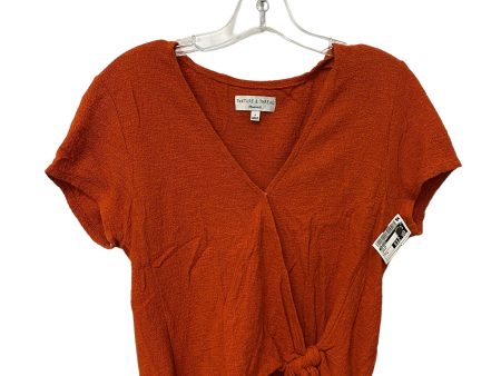 Orange Top Short Sleeve Madewell, Size S Discount