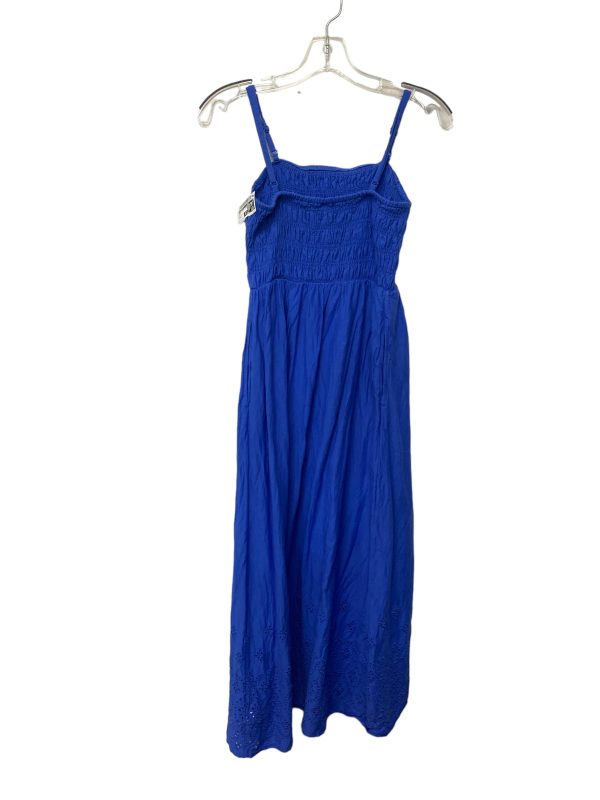 Blue Dress Casual Maxi Old Navy, Size S Supply