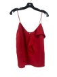 Red Blouse Sleeveless Lush, Size L Hot on Sale