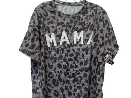 Animal Print Top Short Sleeve Clothes Mentor, Size Xl Sale