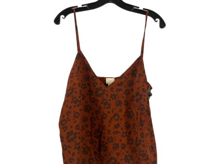 Brown Top Sleeveless A New Day, Size M Sale