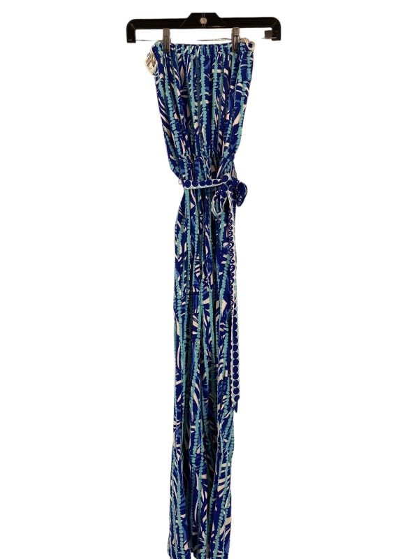 Blue Jumpsuit Lilly Pulitzer, Size Xxs For Cheap