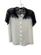 White Top Short Sleeve Cato, Size S Hot on Sale