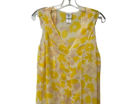 Yellow Top Sleeveless Cabi, Size M Online Hot Sale