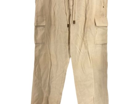 Beige Pants Lounge Clothes Mentor, Size L on Sale