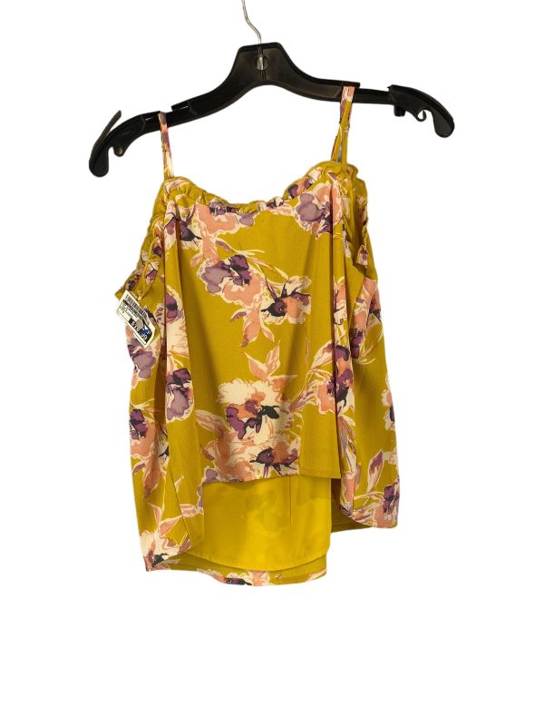 Yellow Top Sleeveless Clothes Mentor, Size S Hot on Sale