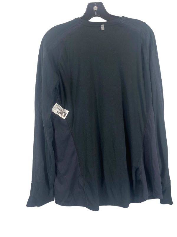 Black Athletic Top Long Sleeve Crewneck Nike, Size Xl Online Hot Sale