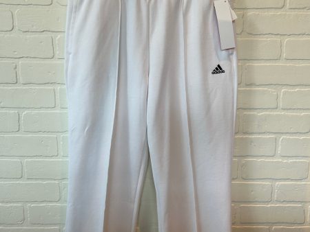 Athletic Pants By Adidas In White, Size: 8 Supply