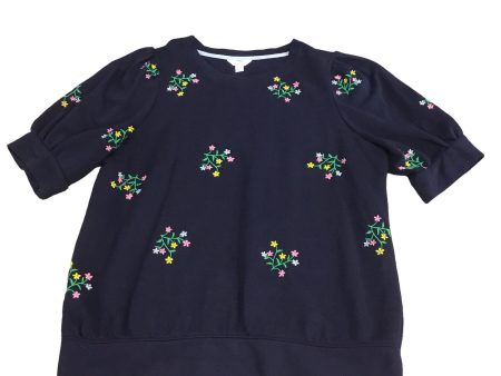 Top 3 4 Sleeve By Crown And Ivy In Blue & Green, Size: Xxl Discount