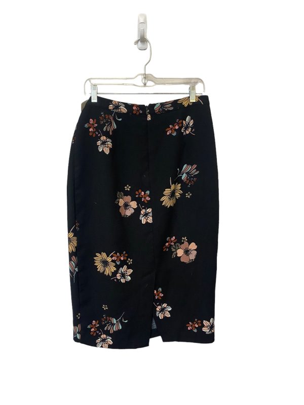 Black Skirt Midi Who What Wear, Size 10 Supply