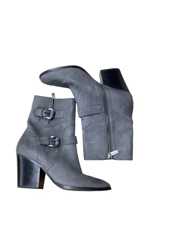 Boots Designer By Michael Kors In Grey, Size: 7.5 For Sale