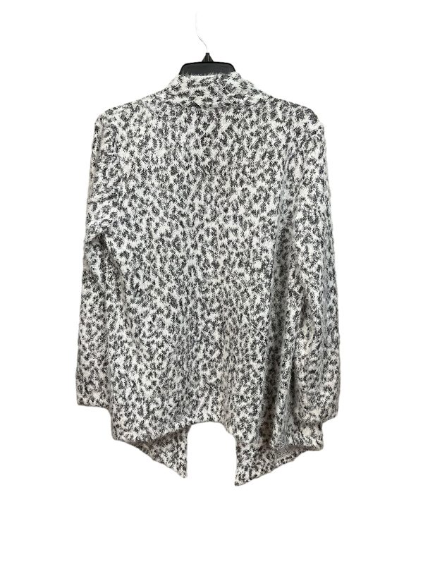 Sweater Cardigan By Vince Camuto In Animal Print, Size: M on Sale