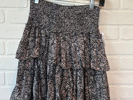 Skirt Mini & Short By Anthropologie In Black & White, Size: 2 For Cheap