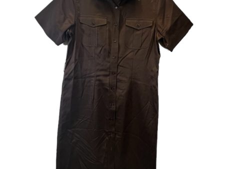 Dress Casual Midi By Brooks Brothers In Brown, Size: M Supply