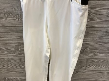 Athletic Pants By Clothes Mentor In White, Size: Xl Sale