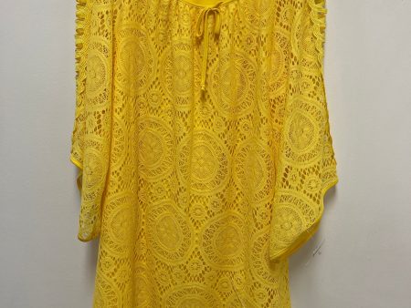 Yellow Dress Casual Short Tacera, Size L Online