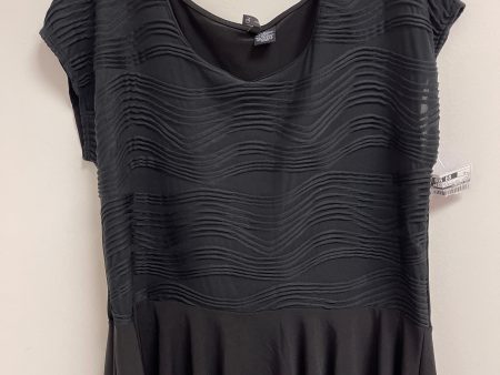 Black Top Short Sleeve New Directions, Size Xl For Sale