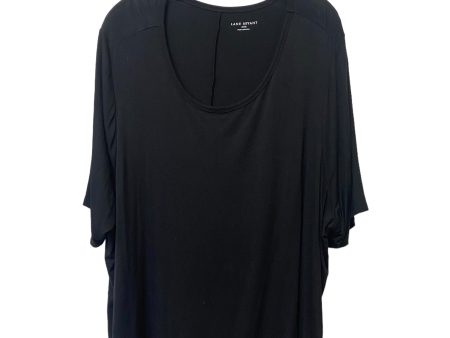 Black Top Short Sleeve Lane Bryant, Size 3x on Sale