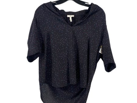 Black Blouse Short Sleeve Joie, Size Xs Supply