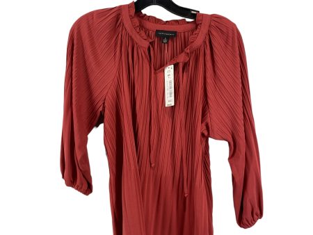 Red Top 3 4 Sleeve Investments, Size S Cheap