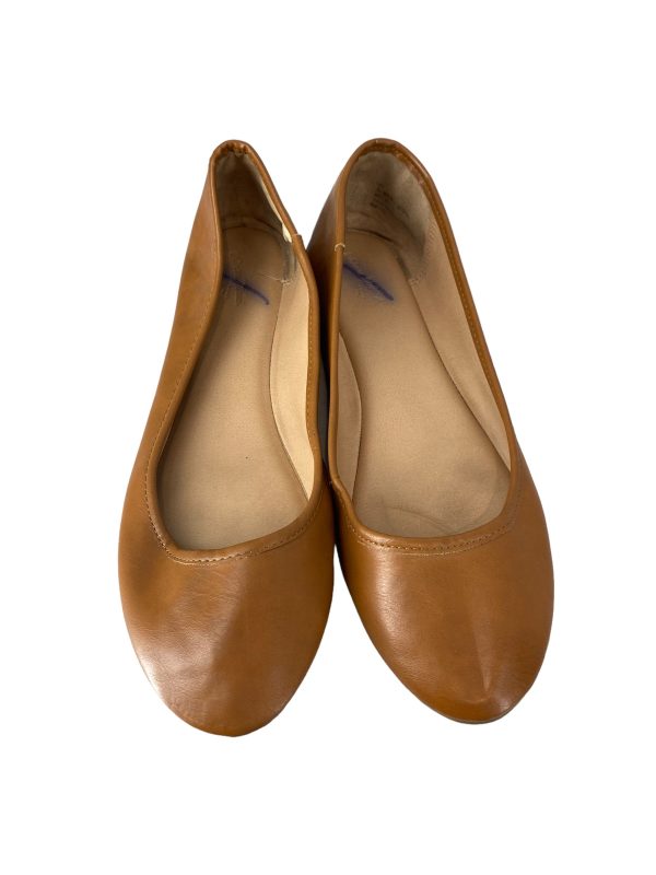 Brown Shoes Flats Universal Thread, Size 9.5 Online Hot Sale