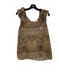 Animal Print Top Sleeveless Entro, Size M For Discount