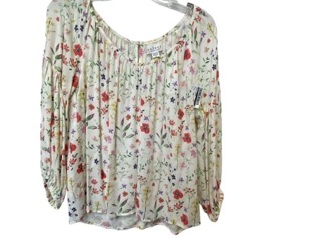 Top 3 4 Sleeve By Velvet In Floral Print, Size: Xs Online