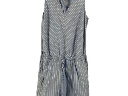 Blue & White Romper Amazon Essentials, Size 6 Online