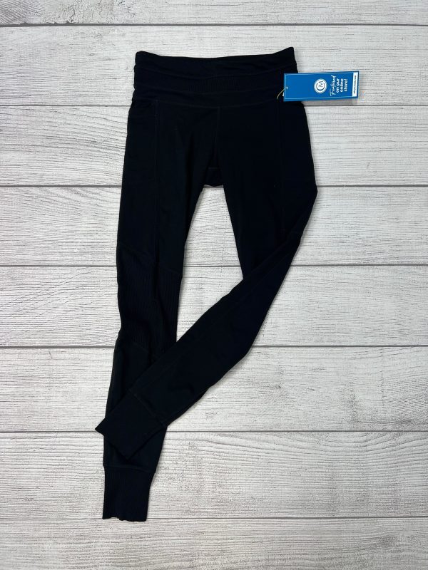 Athletic Leggings By Athleta In Black, Size: S For Cheap