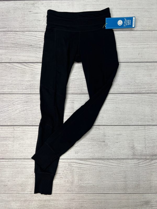 Athletic Leggings By Athleta In Black, Size: S For Cheap