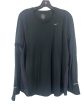 Black Athletic Top Long Sleeve Crewneck Nike, Size Xl Online Hot Sale