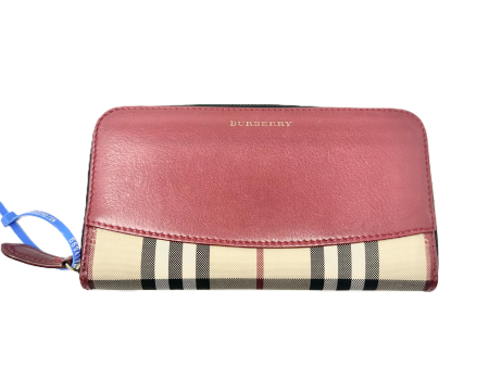 Wallet Luxury Designer By Burberry, Size: Large Online Sale