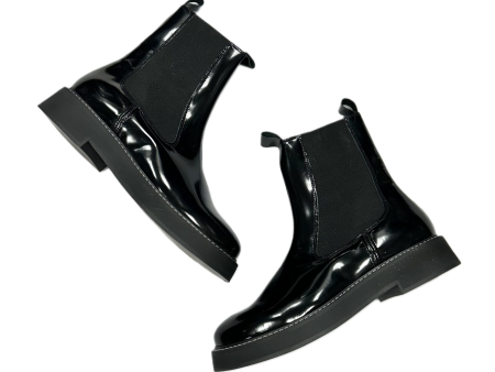 Black Boots Combat By Pilcro, Size: 10.5 Online Sale