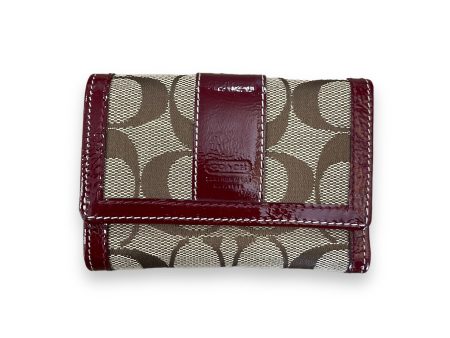 Wallet Designer By Coach, Size: Small Fashion