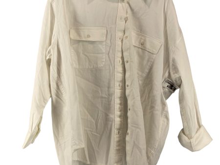 White Jacket Shirt Aerie, Size M Supply