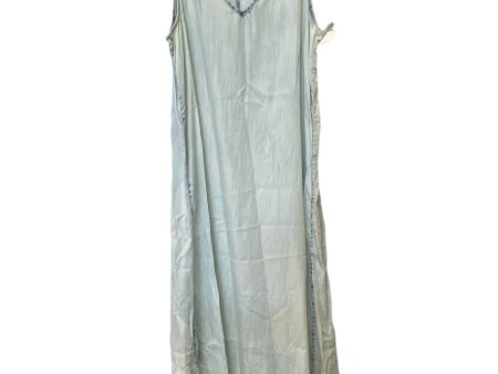 Blue Dress Casual Maxi Joan Vass, Size L For Discount